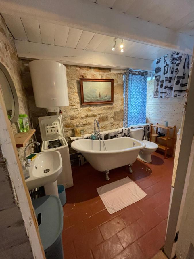 Authentique Maison De Pecheur Au Coeur D'Un Hameau Crozon Exterior foto