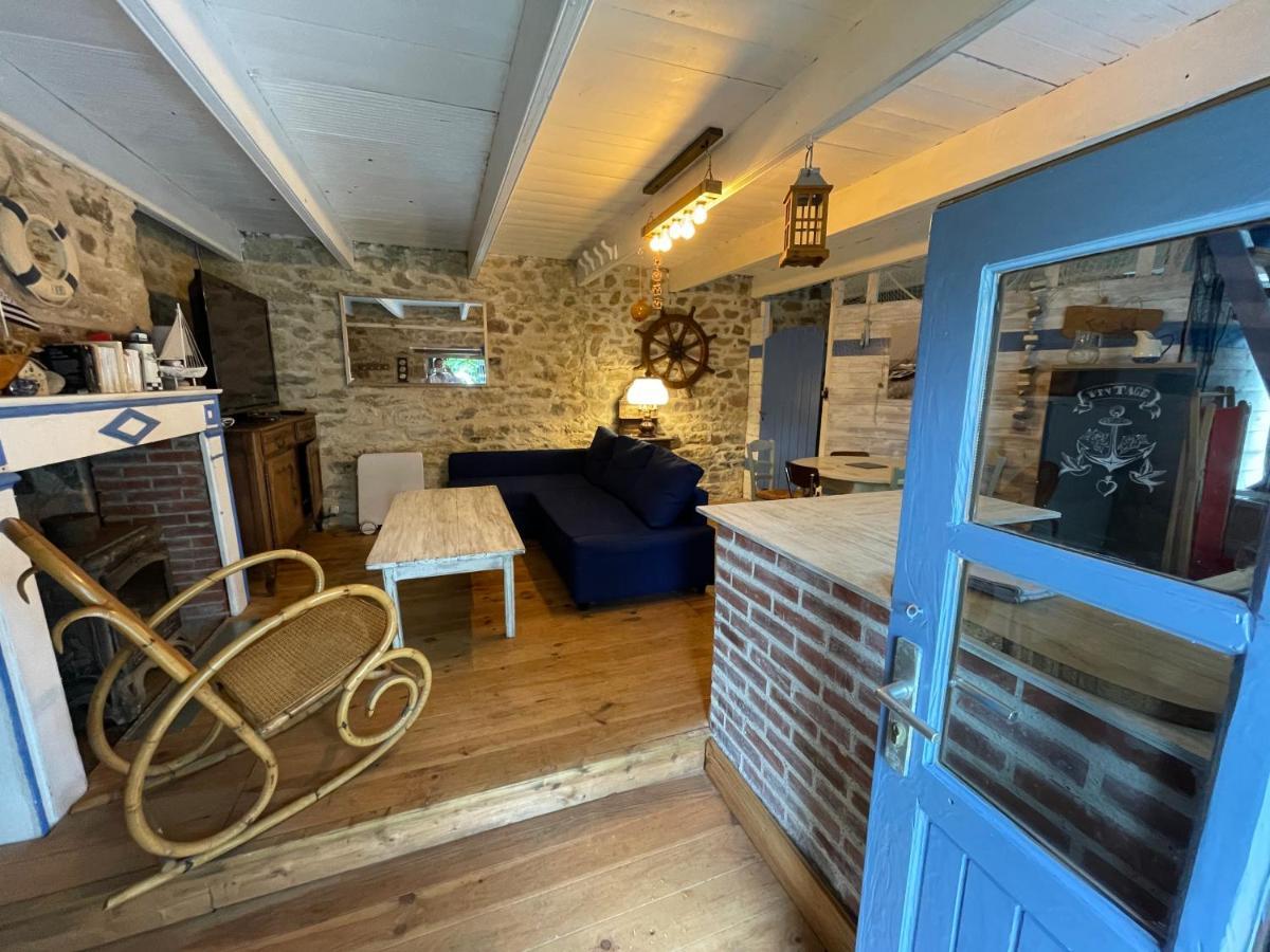 Authentique Maison De Pecheur Au Coeur D'Un Hameau Crozon Exterior foto